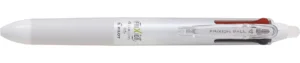 Pilot roller Frixion Ball 4-kleurenroller, fijn, klassieke inktkleuren, wit lichaam — gelroller