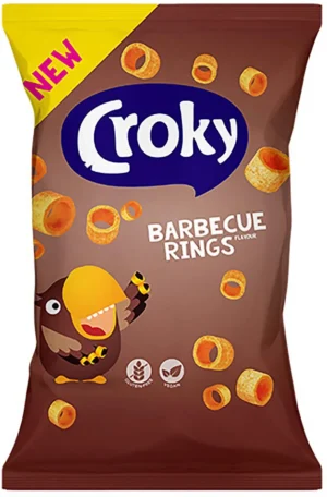 Zakje Croky Rings barbecue van 75 g met knapperige ringetjes