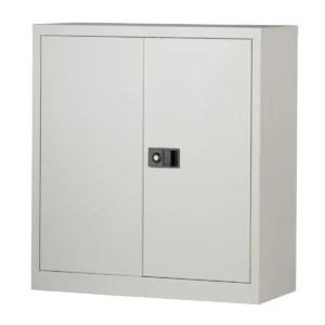 Bisley draaideurkast, ft 100 x 91,4 x 40 cm (h x b x d), 1 legbord, grijs
