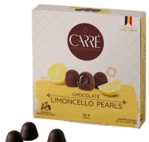 Carré Limoncello Pearls chocolade, doos van 120 gram — drank en eetwaren