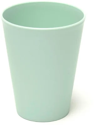 Pastelgroene DBP beker van 360 ml met oor, kunststof met suikerriet