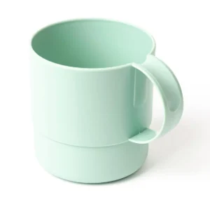 DBP beker van 325 ml in pastelgroen met oor