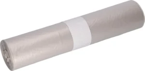 Deiss vuilniszak 240 l, ft 80 + 40 x 140 cm, transparant, HDPE, rol van 10 stuks — detail 2