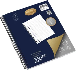 Multo collegedictaat, ft A5, gelijnd, 17-gaats — collegeblokken met soepele kaft