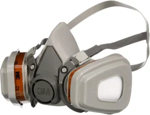 3M mondmasker met vervangbare filters, herbruikbaar, biedt A2P2 ademhalingsbescherming — veiligheidstoebehoren