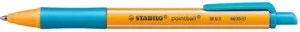 STABILO Pointball balpen in turkoois met antislip grip