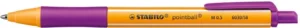 STABILO Pointball balpen in lila met antislip grip