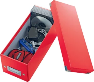 Leitz WOW opbergdoos Click & Store, ft S, rood — detail 2