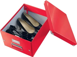 Leitz WOW opbergdoos Click & Store, ft M, rood — detail 2