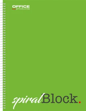 OFFICE products spiraalschrift, A4, 80 blad, geruit 5mm — spiraalschriften met soepele kaft