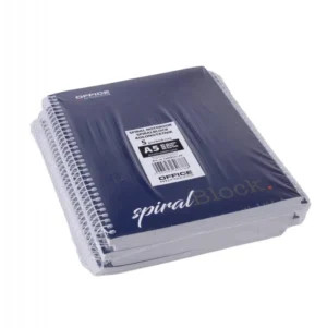 OFFICE products spiraalschrift, A5, 80 blad, gelijnd — detail 2