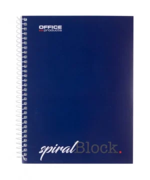 OFFICE products spiraalschrift, A5, 80 blad, gelijnd — spiraalschriften met soepele kaft