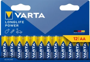 Varta batterij Longlife Power AA, blister van 12 stuks — niet-oplaadbare batterijen