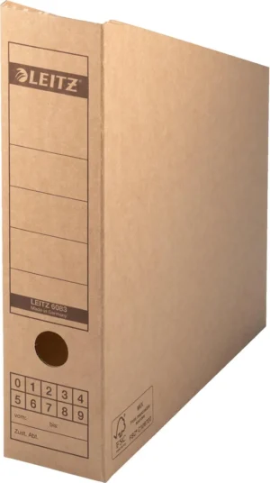 Bruine Leitz Premium tijdschrifthouder van golfkarton