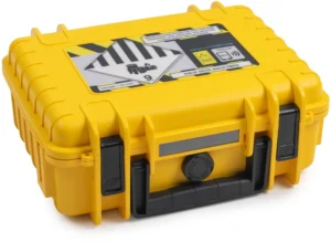 De Raat koffer voor Lithium-Ion batterijen, small, 4 l, geel — veiligheidstoebehoren