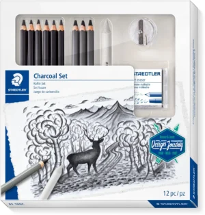 Staedtler Charcoal Set, set van 12 stuks — grafietpotlood