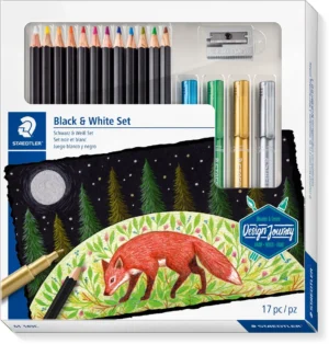 Staedtler Black & White Set, set van 17 stuks — grafietpotlood