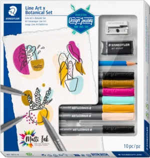 Staedtler Line Art x Botanical Set, set van 10 stuks — speciale stiften