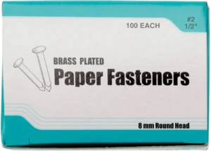Bouhon doos met 100 splitpennen, 12 mm — knutsel- en decoratiemateriaal