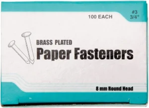 Bouhon doos met 100 splitpennen, 20 mm — knutsel- en decoratiemateriaal