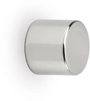MAUL neodymium cylinder magneet, ft 10 x 10 x 10 mm, trekkracht 4 kg, zilver, blister van 10 stuks