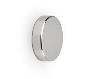 MAUL neodymium schijfmagneet, ft 12 x 3 mm, trekkracht 2,5 kg, zilver, blister van 10 stuks — detail 2