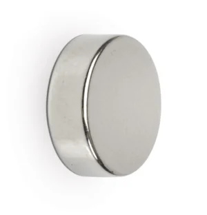 MAUL neodymium schijfmagneet, ft 15 x 5 mm, trekkracht 4,5 kg, zilver, blister van 4 stuks — detail 2