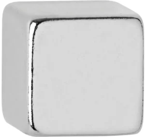 Maul neodymium kubusmagneet, ft 10 x 10 x 10 mm, zilver, blister van 10 stuks — toebehoren voor glasborden