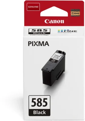 Zwarte Canon inktcartridge PG-585 met artikelnummer 6205C001