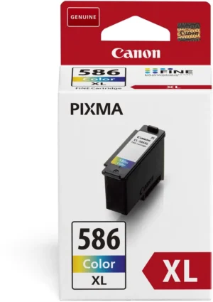 Canon inktcartridge CL-586XL in drie kleuren met artikelnummer 6226C001