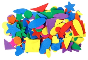 Bouhon Mosgummi figuren geassorteerde vormen, 120 stuks — knutsel- en decoratiemateriaal