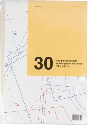 Patroonpapier, ft 100 x 150 cm, pak van 30 vel — hobbypapier en -karton