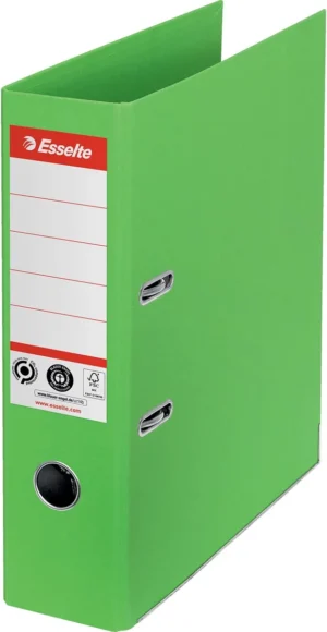Esselte No.1 ordner, A4, rug 7,5 cm, groen — ordners uit kunststof