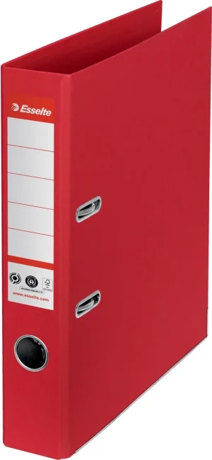 Esselte No.1 ordner, A4, rug 5 cm, rood — ordners uit kunststof