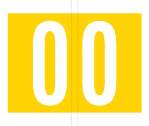 CODETAB ROL 500 X 0 GEEL — hangmappen voor kasten