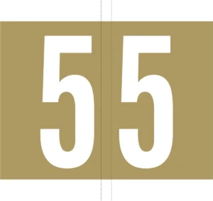 CODETAB ROL 500 X 5 GOUD — hangmappen voor kasten