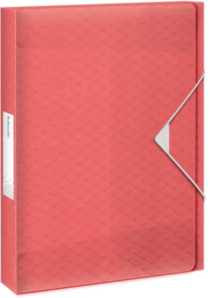 Esselte Colour'Breeze elastobox, ft A4, 2,5 cm, koraal — documentenmappen uit kunststof