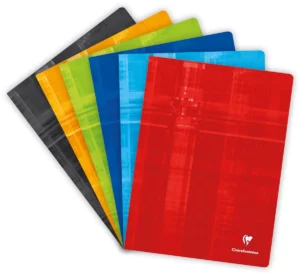 Clairefontaine schrift Metric voor ft A4+, 96 bladzijden, seyès, geassorteerde kleuren — schriften geniet