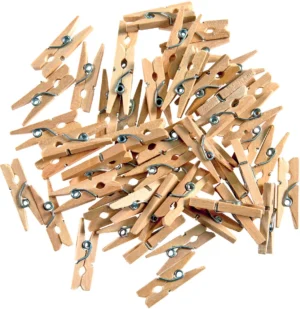 Bouhon mini wasknijper, zakje van 48 stuks — knutsel- en decoratiemateriaal