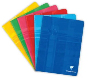 Clairefontaine schrift Metric, ft 17 x 22 cm, 96 bladzijden, seyès, geassorteerde kleuren — schriften geniet