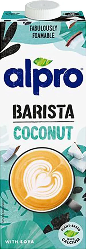 Alpro Barista plantaardige kokosmelk, 1 l, pak van 8 stuks — drank en eetwaren