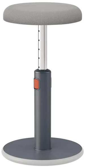 Leitz Ergo Cosy actieve Zit/Sta kruk, grijs — detail 2