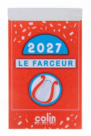 Dagblokkalender Le Farceur François Pirette 2027 — scheurkalender 2027