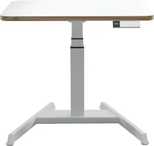Leitz Ergo Zit/Sta bureau, ft blad 80 x 60 cm, elektrisch, op voet — detail 2