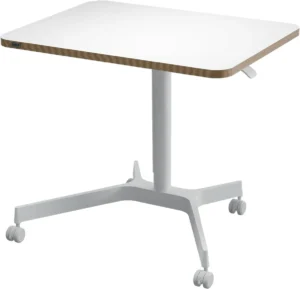 Leitz Ergo Zit/Sta bureau, ft blad 80 x 60 cm, manueel, mobiel — bureauset