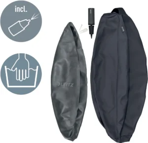 Leitz Ergo actieve zitbal, anti-rol, 65 cm, grijs — detail 2