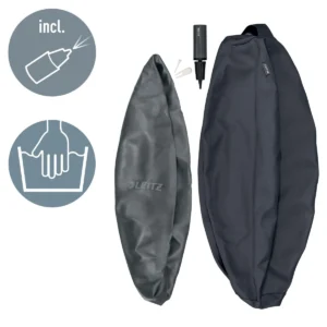 Leitz Ergo actieve zitbal, anti-rol, 75 cm, grijs — detail 2