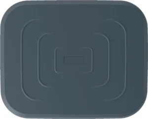 Leitz Ergo verstelbare voetensteun, 80 % gerecycleerd, grijs — detail 2