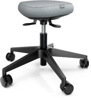 Leitz Ergo actieve Zitkruk met comfort wiebelkussen, met wieltjes