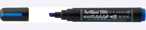 Artline permanent marker Drysafe 190 Eco-Green, 2-5 mm, schuine punt, blauw — permanent markers